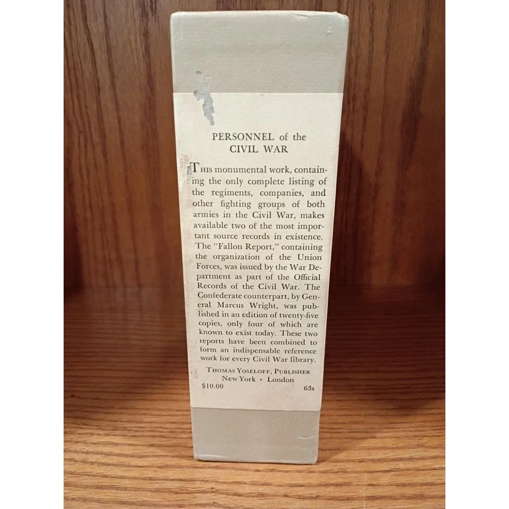 Personnel of the Civil War - Introduction by William Amann - 2 Volumes, 1961